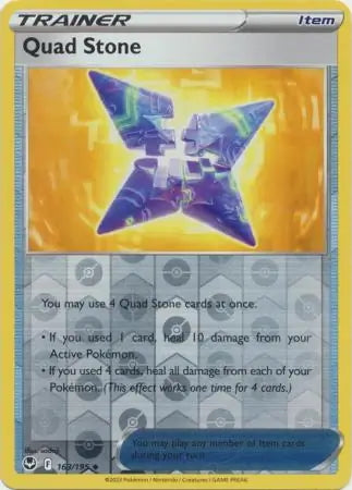 Silver Tempest Quad Stone #163/195 reverse holo