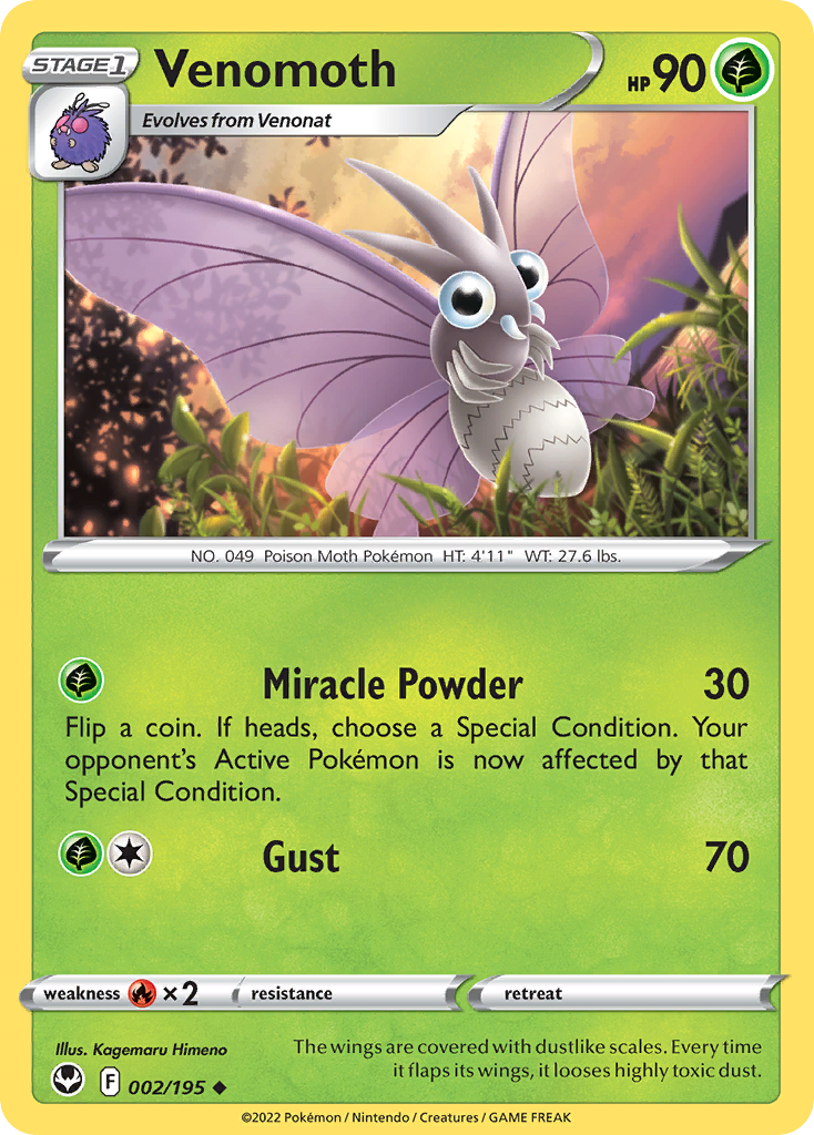 Silver Tempest Venomoth #2/195