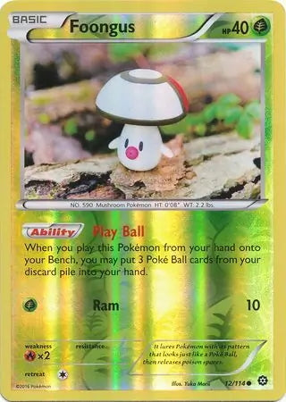 Steam Siege Foongus #12/114 reverse holo