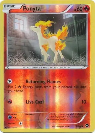 Steam Siege Ponyta #16/114 reverse holo