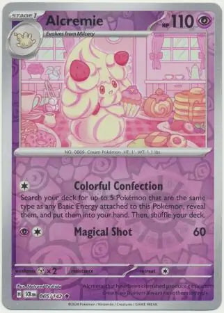 Stellar Crown Alcremie #65/142 reverse holo