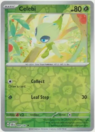 Stellar Crown Celebi #4/142 reverse holo