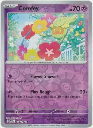 Stellar Crown Comfey #63/142 reverse holo