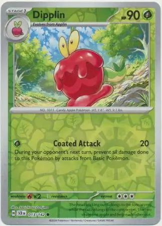 Stellar Crown Dipplin #13/142 reverse holo