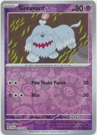 Stellar Crown Greavard #70/142 reverse holo