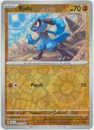 Stellar Crown Riolu #81/142 reverse holo