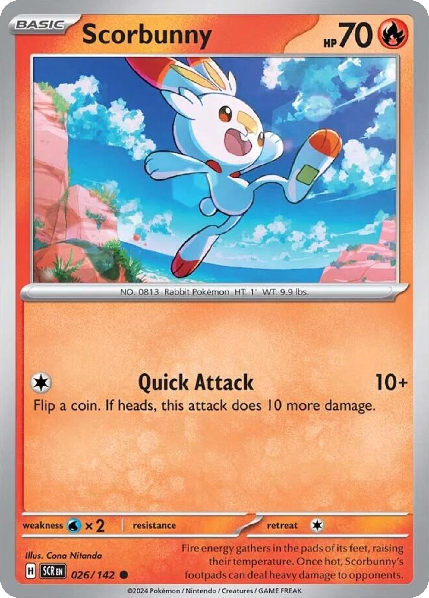 Stellar Crown Scorbunny #26/142
