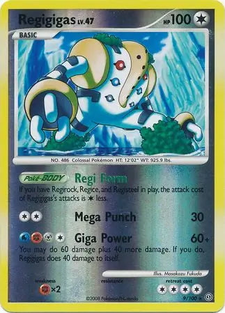 Stormfront Regigigas #9/100 reverse holo