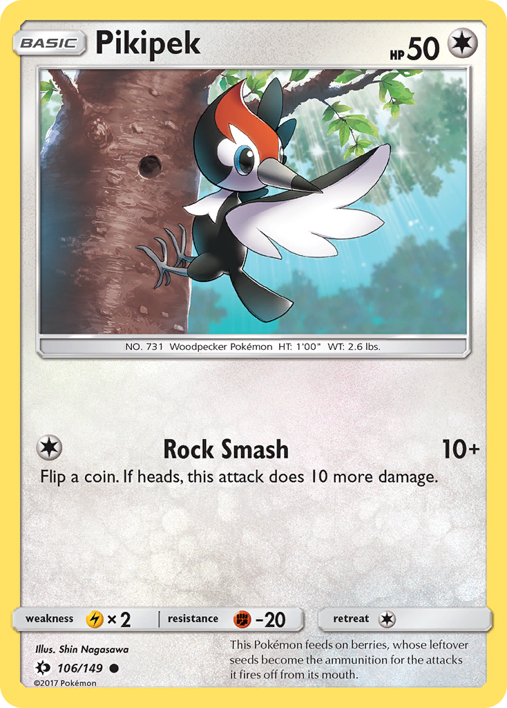 Sun & Moon Pikipek #106/149