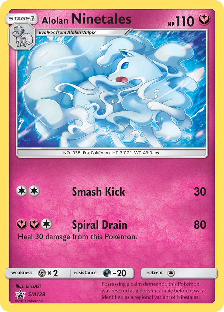 Sun & Moon Promo Alolan Ninetales #128