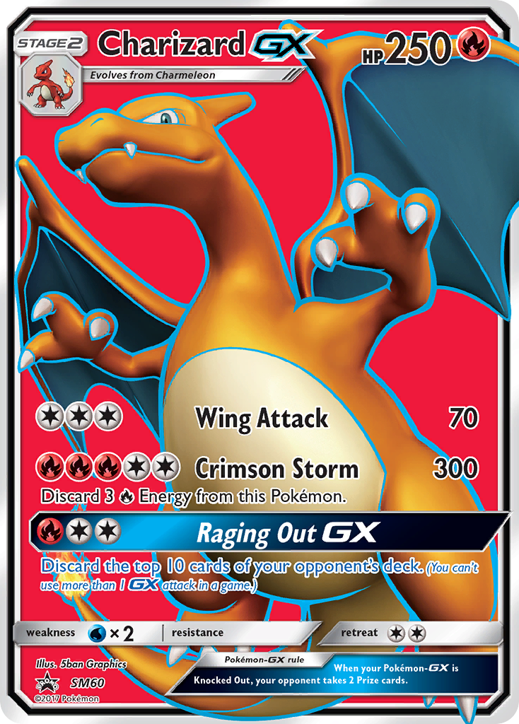 Sun & Moon Promo Charizard GX #60