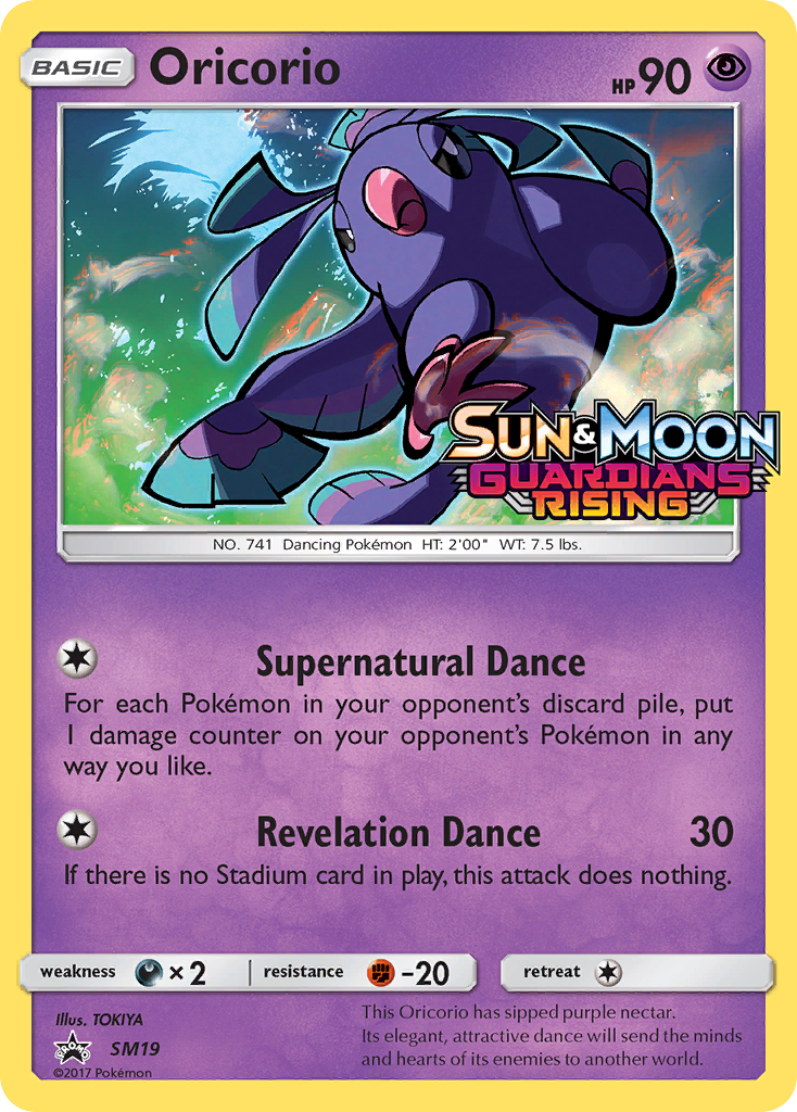 Sun & Moon Promo Oricorio #19