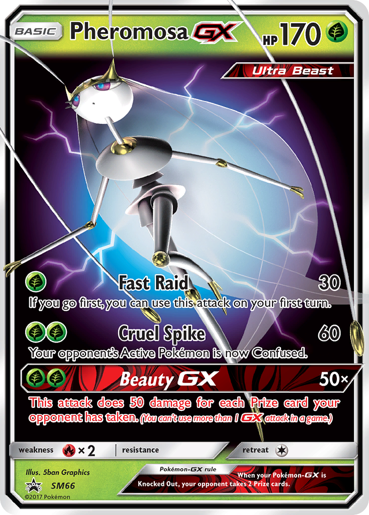 Sun & Moon Promo Pheromosa GX #66