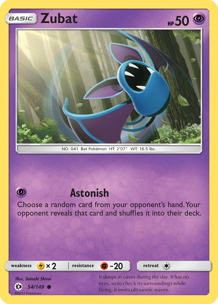 Sun & Moon Zubat #54/149