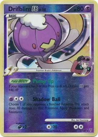 Supreme Victors Drifblim FB #3/147 reverse holo