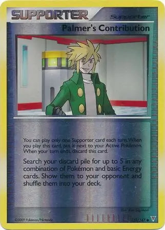 Supreme Victors Palmer's Contribution #139/147 reverse holo