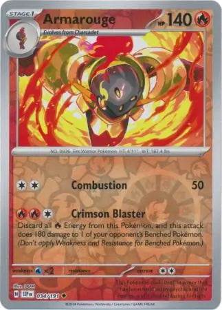 Surging Sparks Armarouge #34/191 reverse holo