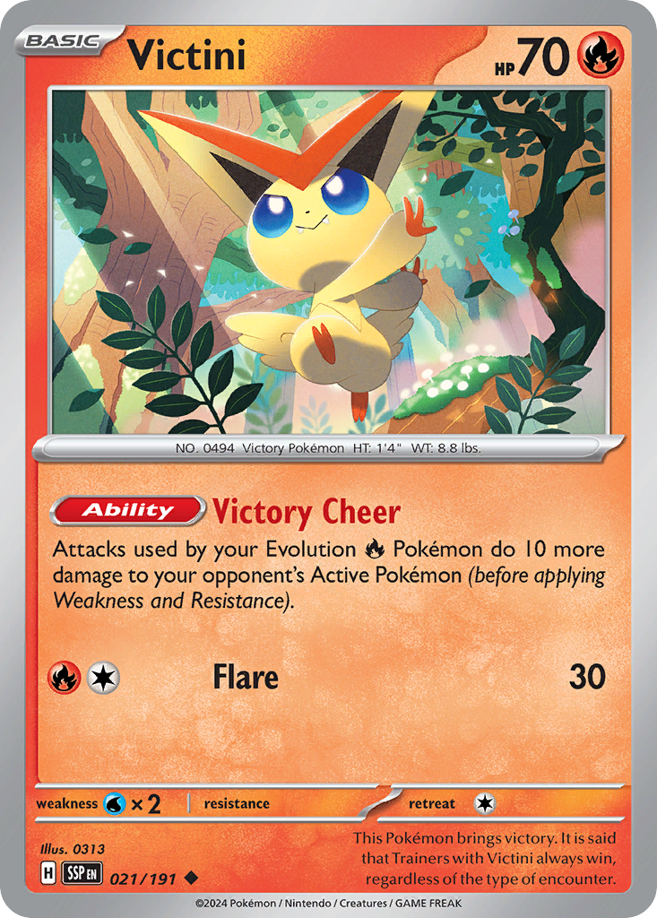 Surging Sparks Victini #21/191
