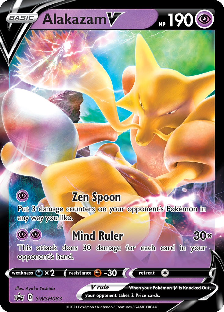Sword & Shield Promo's Alakazam V #83