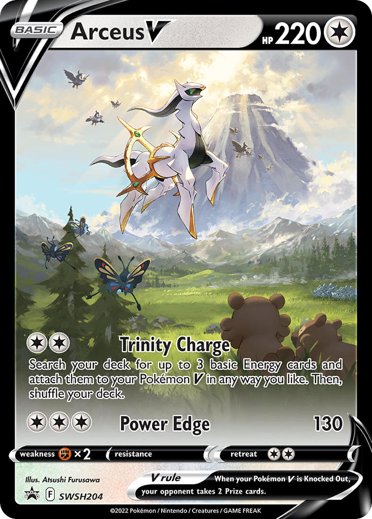 Sword & Shield Promo's Arceus V #204