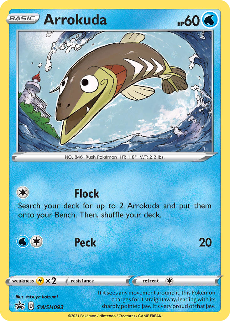 Sword & Shield Promo's Arrokuda #93