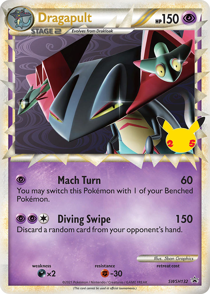 Sword & Shield Promo's Dragapult Prime #132
