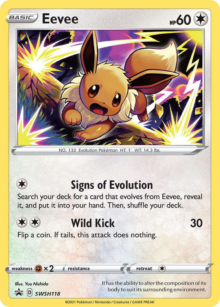 Sword & Shield Promo's Eevee #118