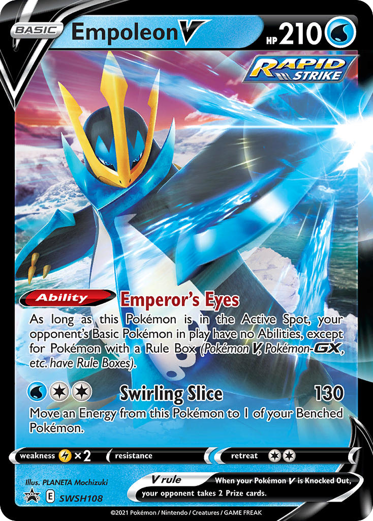 Sword & Shield Promo's Empoleon V #108