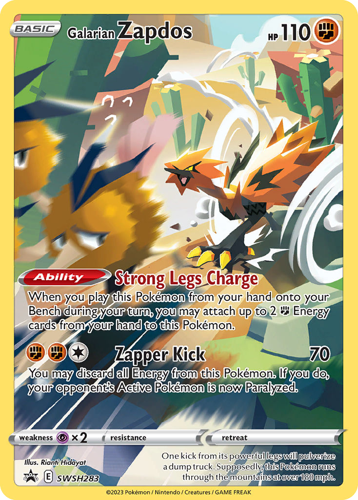 Sword & Shield Promo’s Galarian Zapdos #283