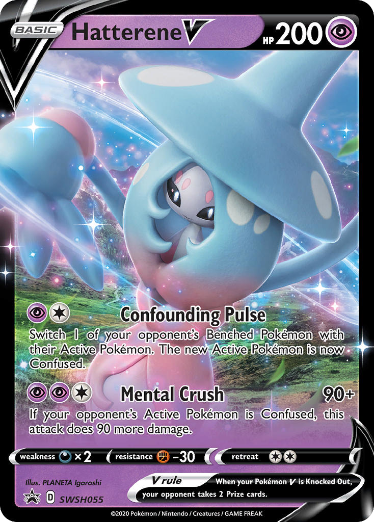 Sword & Shield Promo's Hatterene V #55