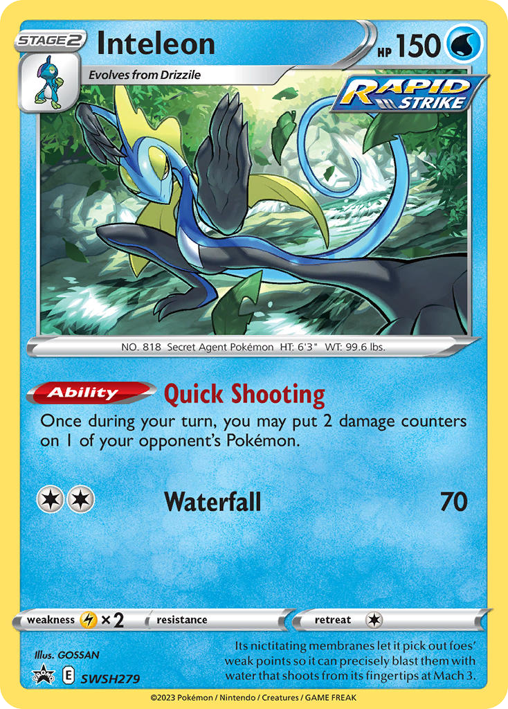 Sword & Shield Promo’s Inteleon #279
