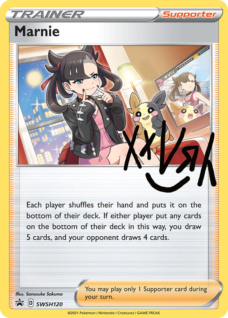 Sword & Shield Promo's Marnie #120