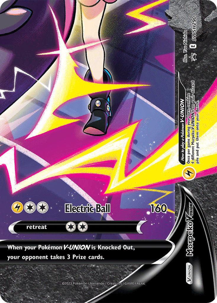 Sword & Shield Promo’s Morpeko V-UNION #290