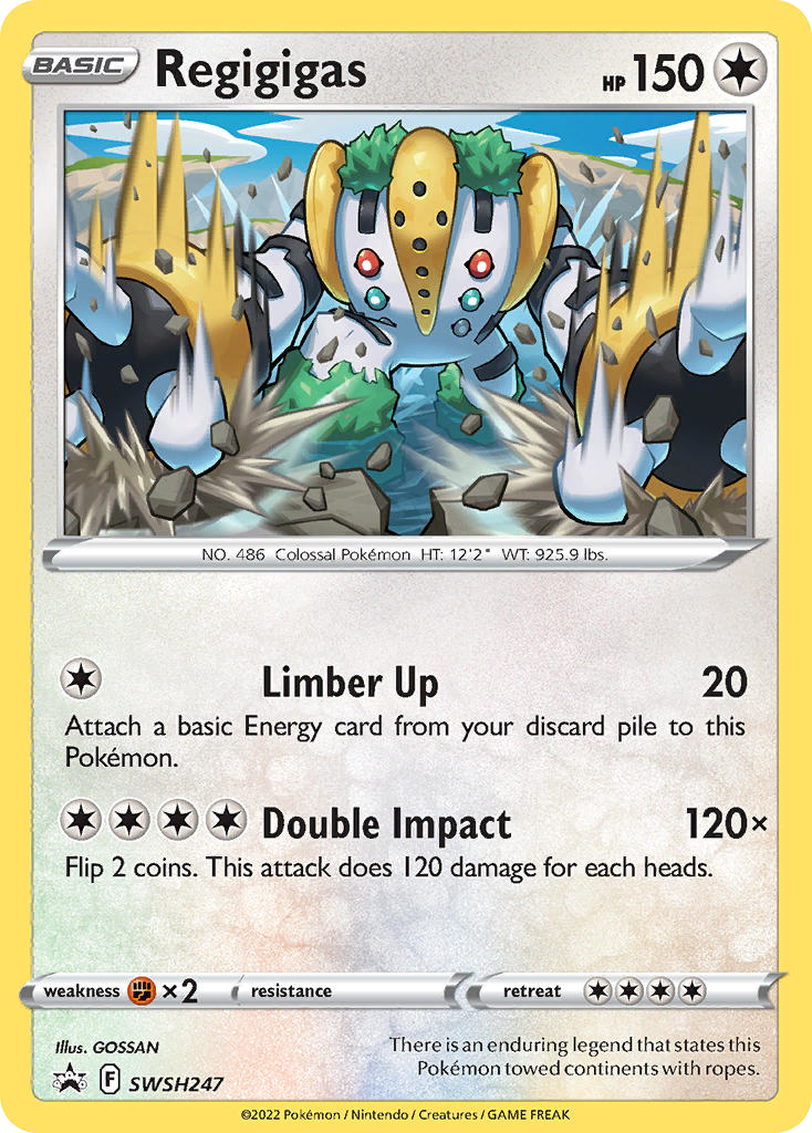 Sword & Shield Promo’s Regigigas #247