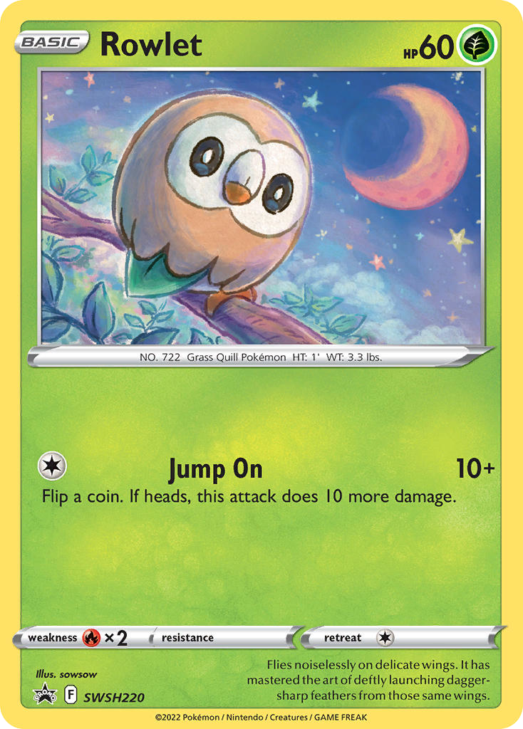Sword & Shield Promo’s Rowlet #220