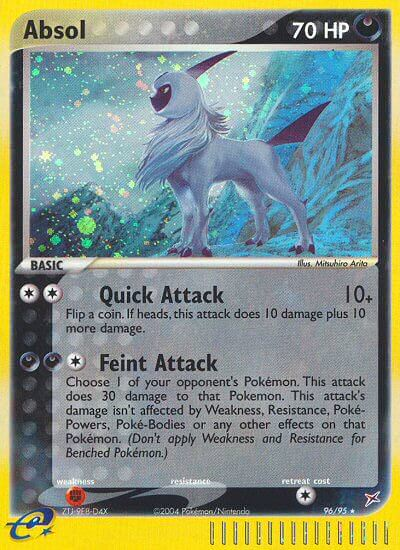 Team Magma v Aqua Holo Absol #96/95