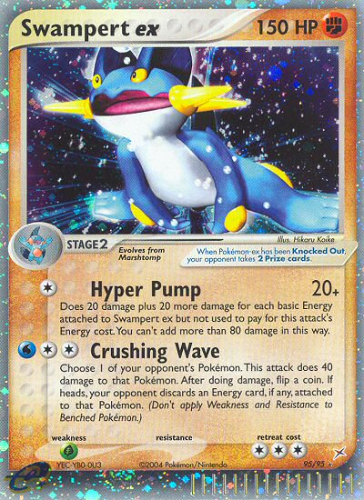 Team Magma v Aqua Holo Swampert EX #95/95