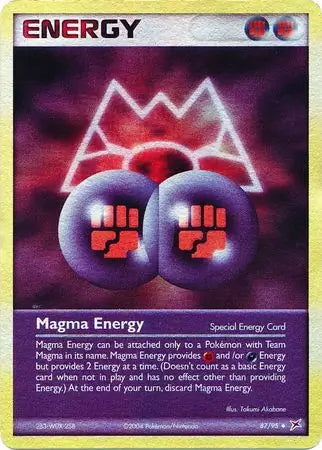 Team Magma v Aqua Magma Energy #87/95 reverse holo