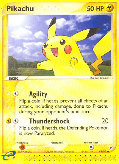 Team Magma v Aqua Pikachu #43/95