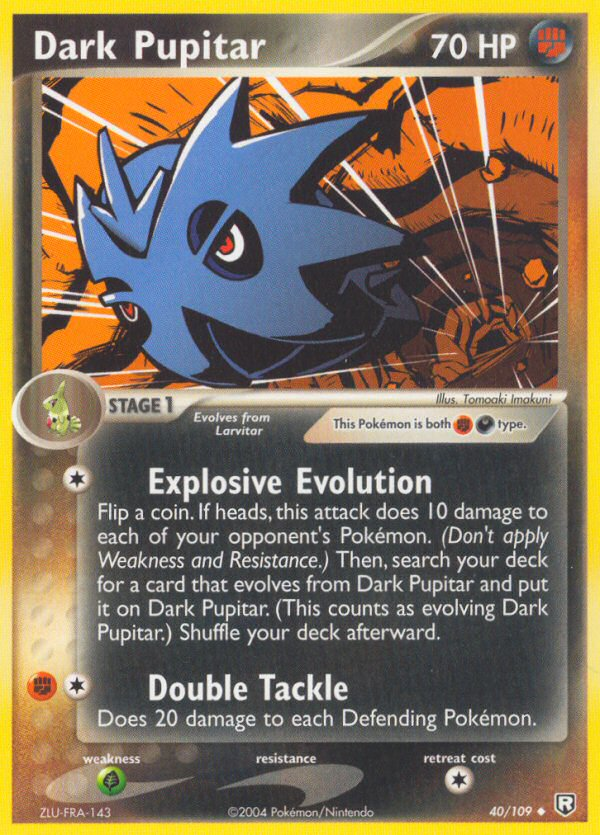 Team Rocket Returns Dark Pupitar #40/109