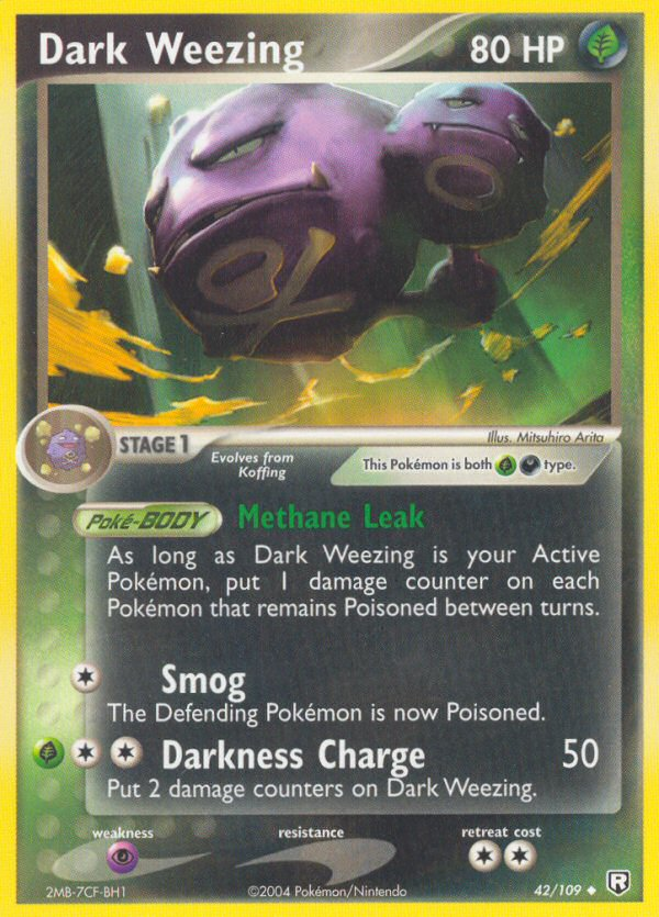 Team Rocket Returns Dark Weezing #42/109