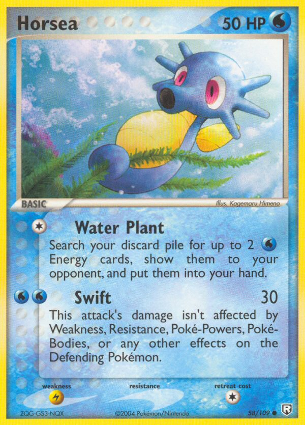 Team Rocket Returns Horsea #58/109