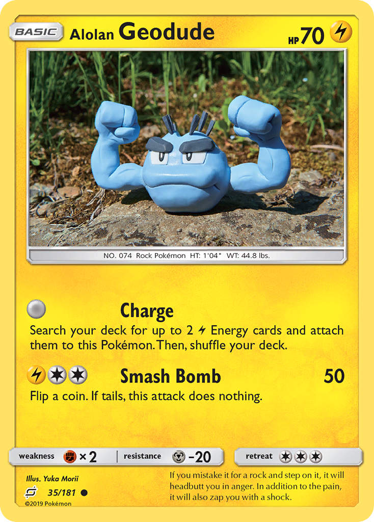 Team Up Alolan Geodude #35/181