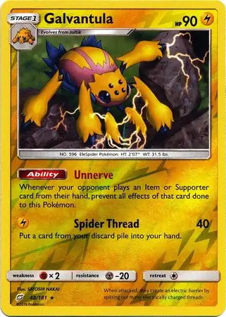 Team Up Galvantula #48/181 reverse holo