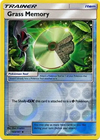 Team Up Grass Memory #143/181 reverse holo