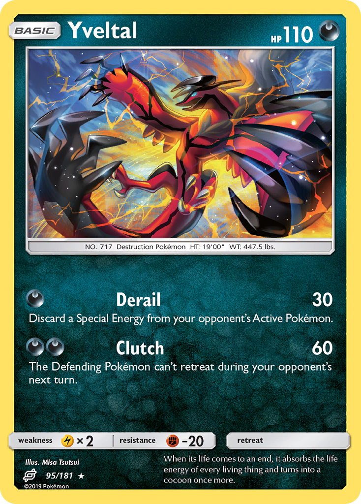 Team Up Holo Yveltal #95/181