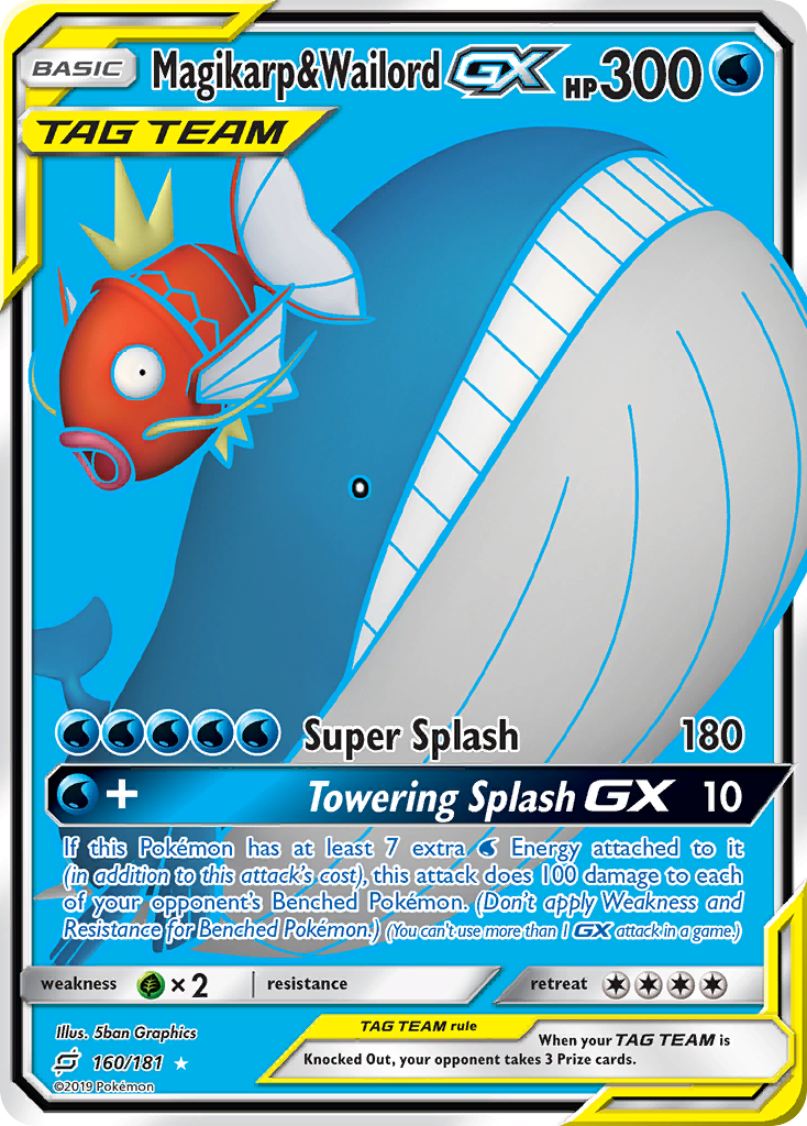 Team Up Magikarp & Wailord GX #160/181