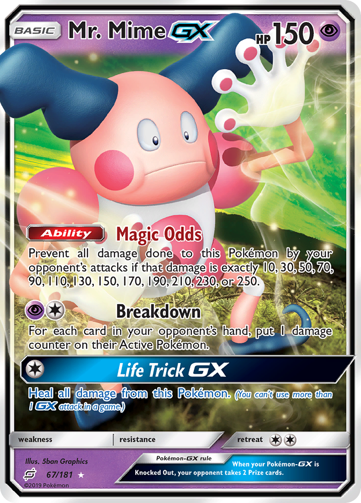 Team Up Mr. Mime GX #67/181