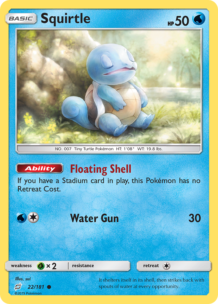 Team Up Squirtle #22/181