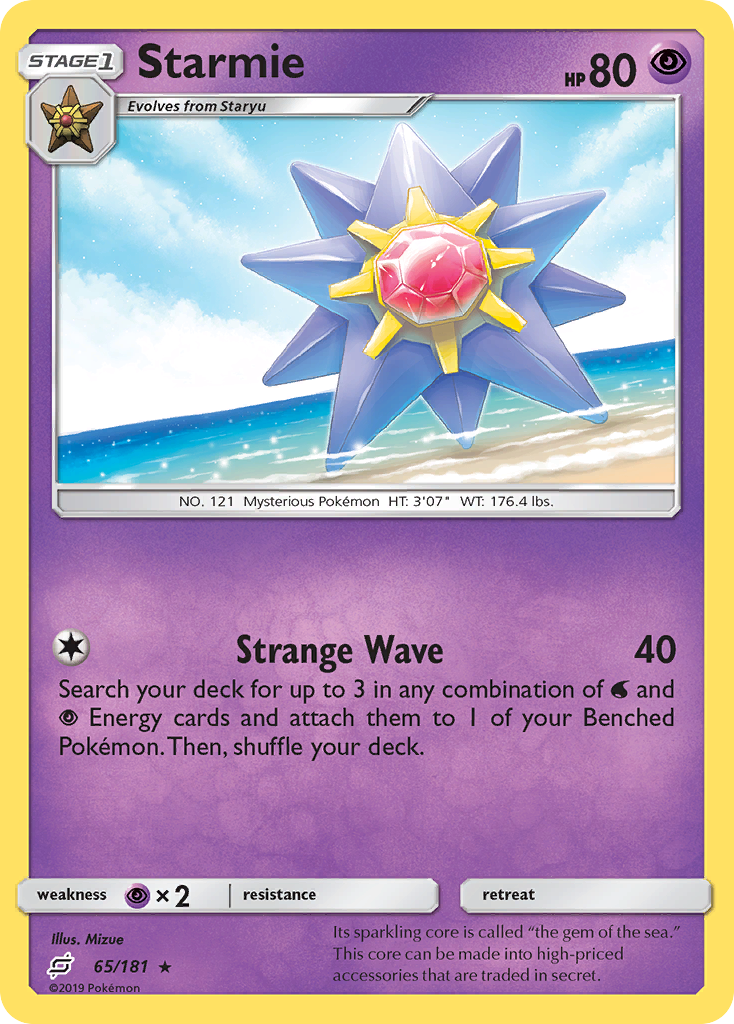 Team Up Starmie #65/181